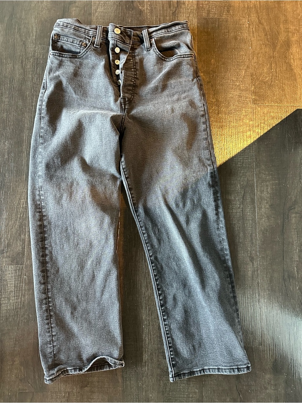 Levi’s Ribcage Women’s Black Jeans (Size 31)